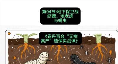 第04节：地下保卫战&mdash;&mdash;蛴螬、地老虎与螨虫 ，课程：《卷丹百合&ldquo;无病高产&rdquo;植保实战课》#识农AI