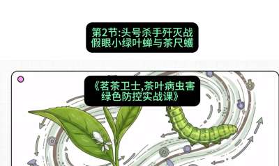 第02节：头号杀手歼灭战&mdash;&mdash;假眼小绿叶蝉与茶尺蠖，课程：《茗茶卫士&mdash;&mdash;茶叶病虫害绿色防控实战课》#识农AI