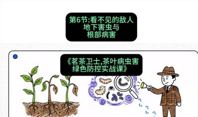 第06节：看不见的敌人&mdash;&mdash;地下害虫与根部病害，课程：《茗茶卫士&mdash;&mdash;茶叶病虫害绿色防控实战课》#识农AI