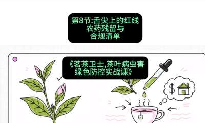 第08节：舌尖上的红线&mdash;&mdash;农药残留与合规清单，课程：《茗茶卫士&mdash;&mdash;茶叶病虫害绿色防控实战课》#识农AI